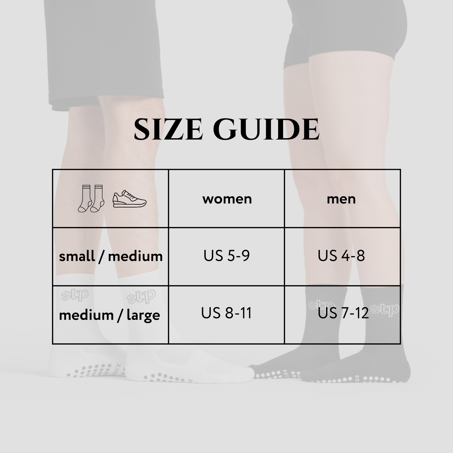 2-Pack Athletic Grip Socks