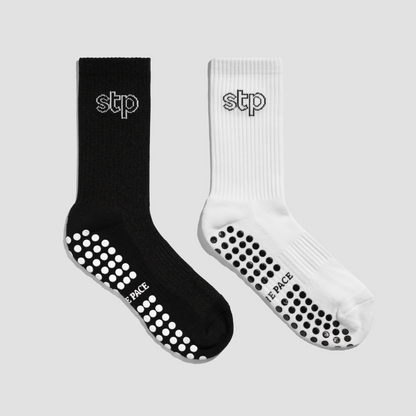 2-Pack Athletic Grip Socks