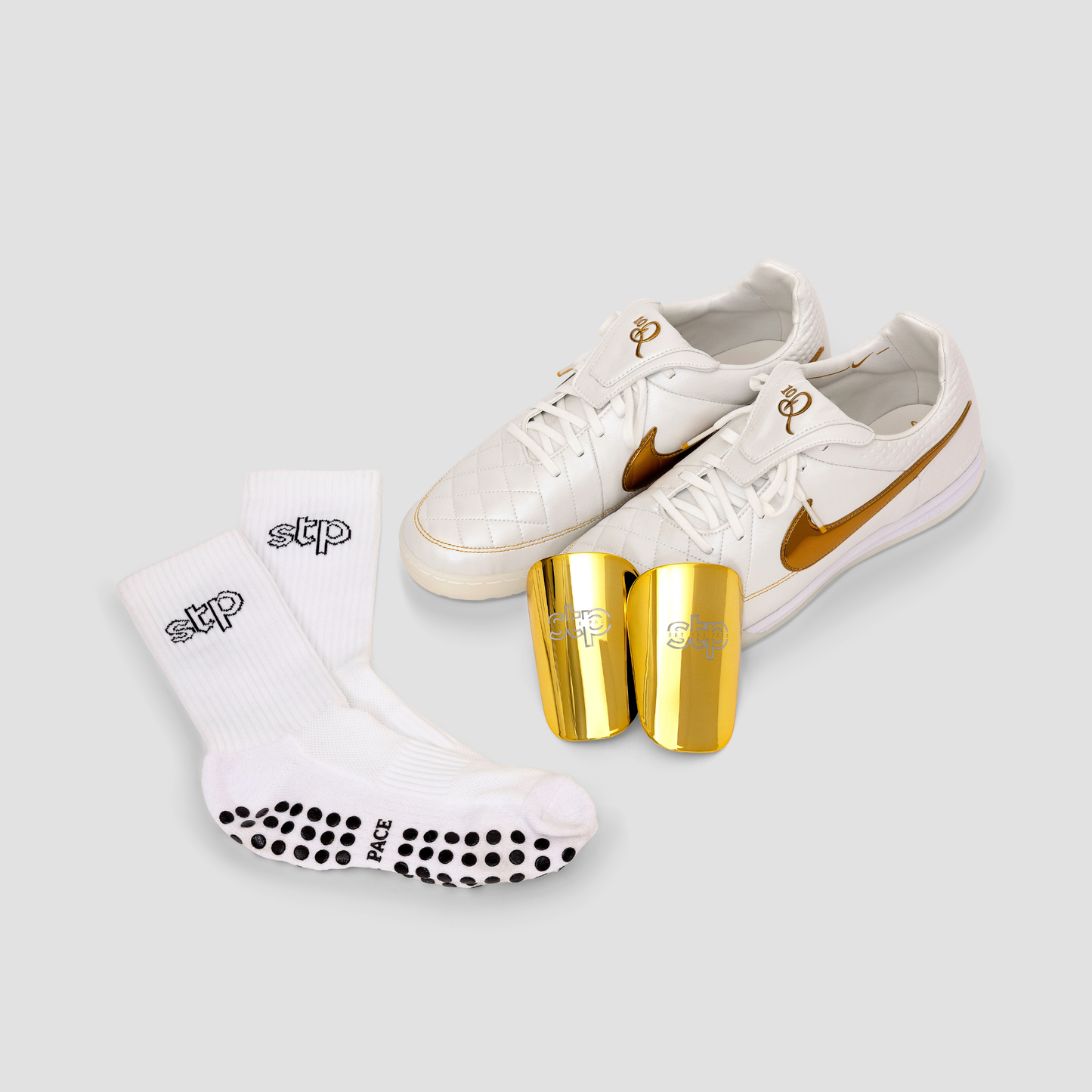 Golden Soccer Mini Shin Pads