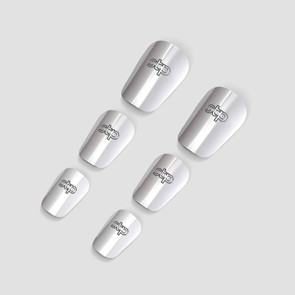 Silver Soccer Mini Shin Pads