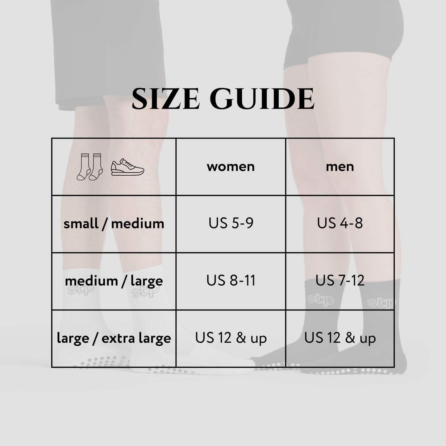 2-Pack Athletic Grip Socks
