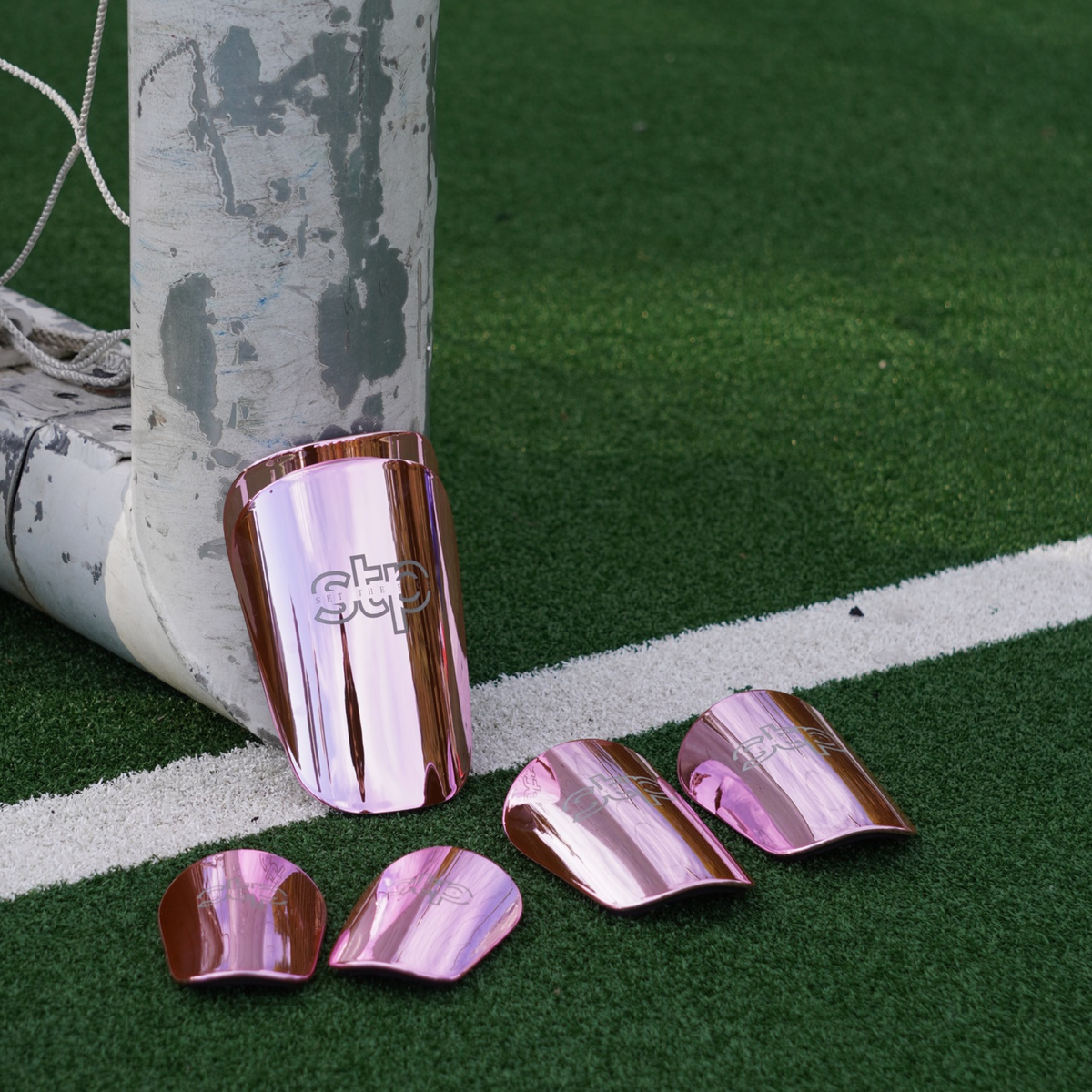 Pink Soccer Mini Shin Pads