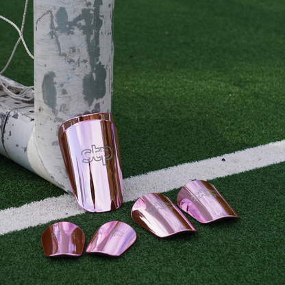 Pink Soccer Mini Shin Pads